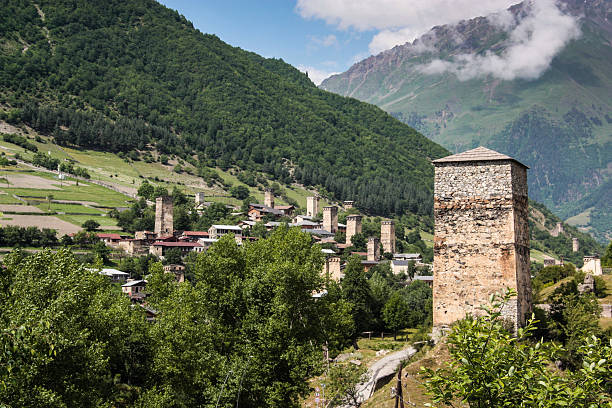 istock Mestia Towers 529495289
