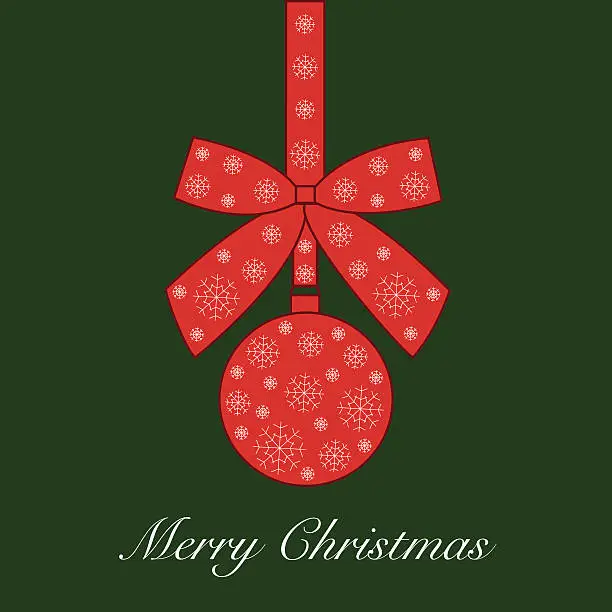 Vector illustration of Merry Christmas