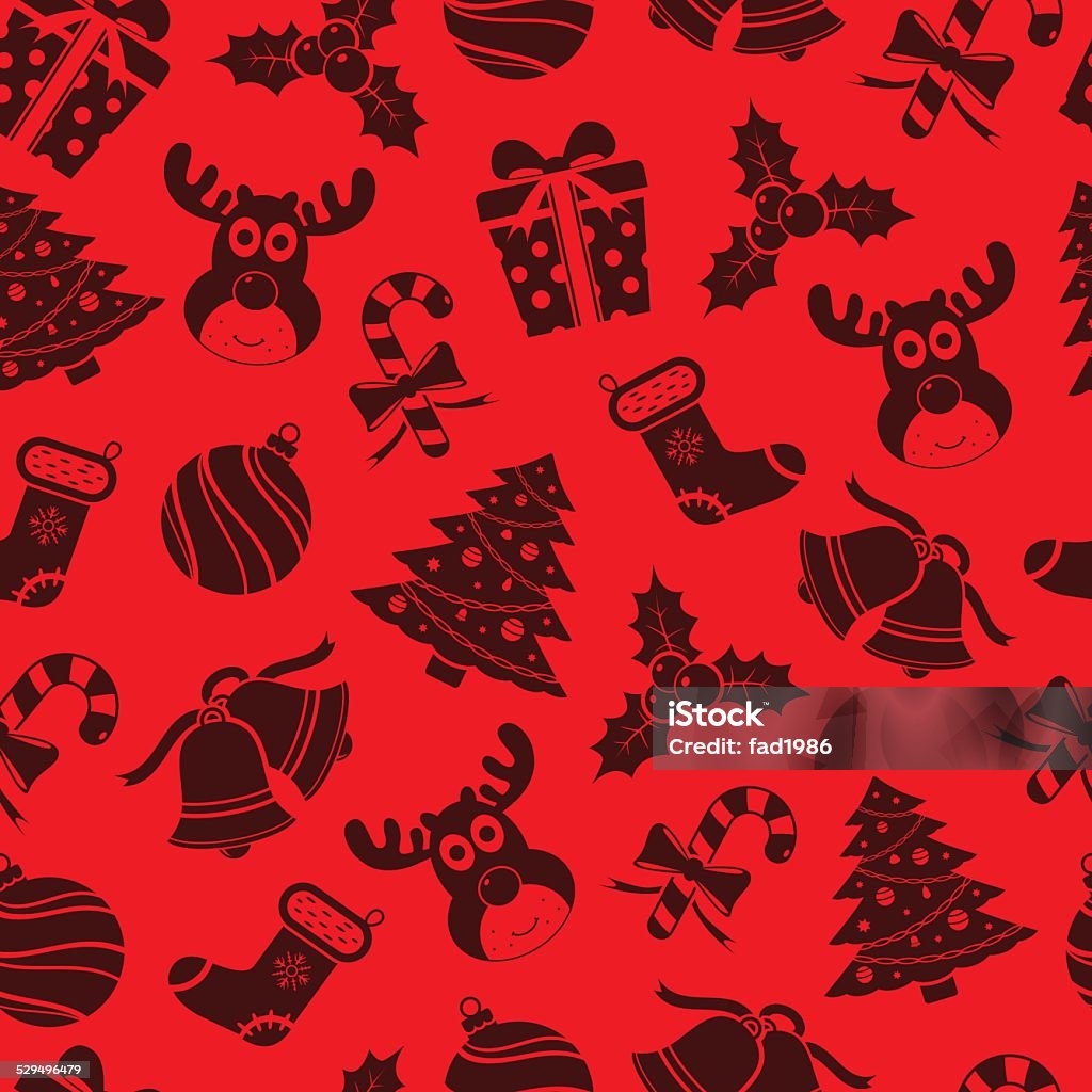 Seamless Christmas Background A seamless christmas vector background. Backgrounds stock vector