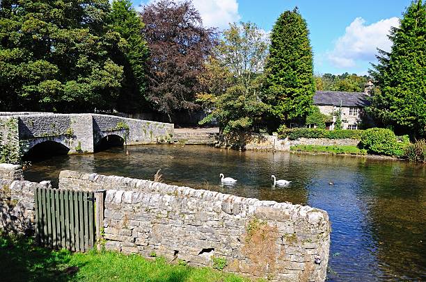 istock Sheepwash bridge, Ashford-in-the-Water. 529499641