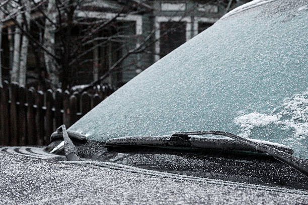 istock Windshield Covered in Ice of a parked vehicle 529516243
