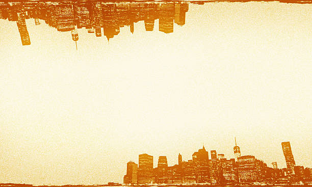 istock Sketching background of New York skyline 529516629