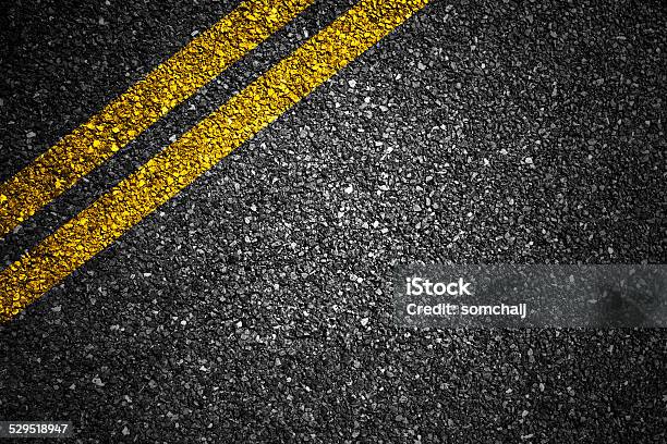 Asphalt Road Texture Stock Photo - Download Image Now - Asphalt, Black Color, Boundary