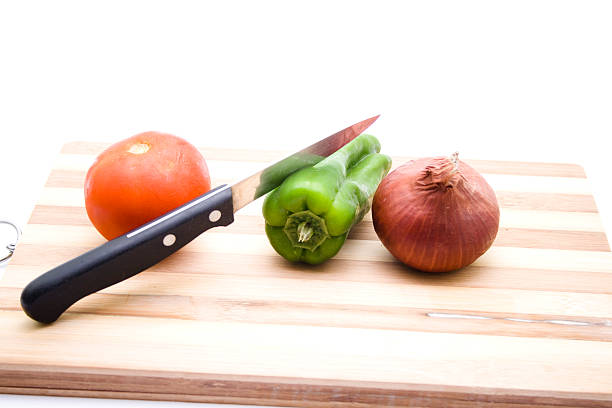 diferentes verduras frescas con cuchilla - diat fotografías e imágenes de stock