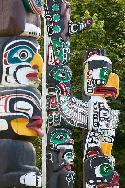 istock Indian totem poles in Vancouver. British Columbia. Canada. 529520259