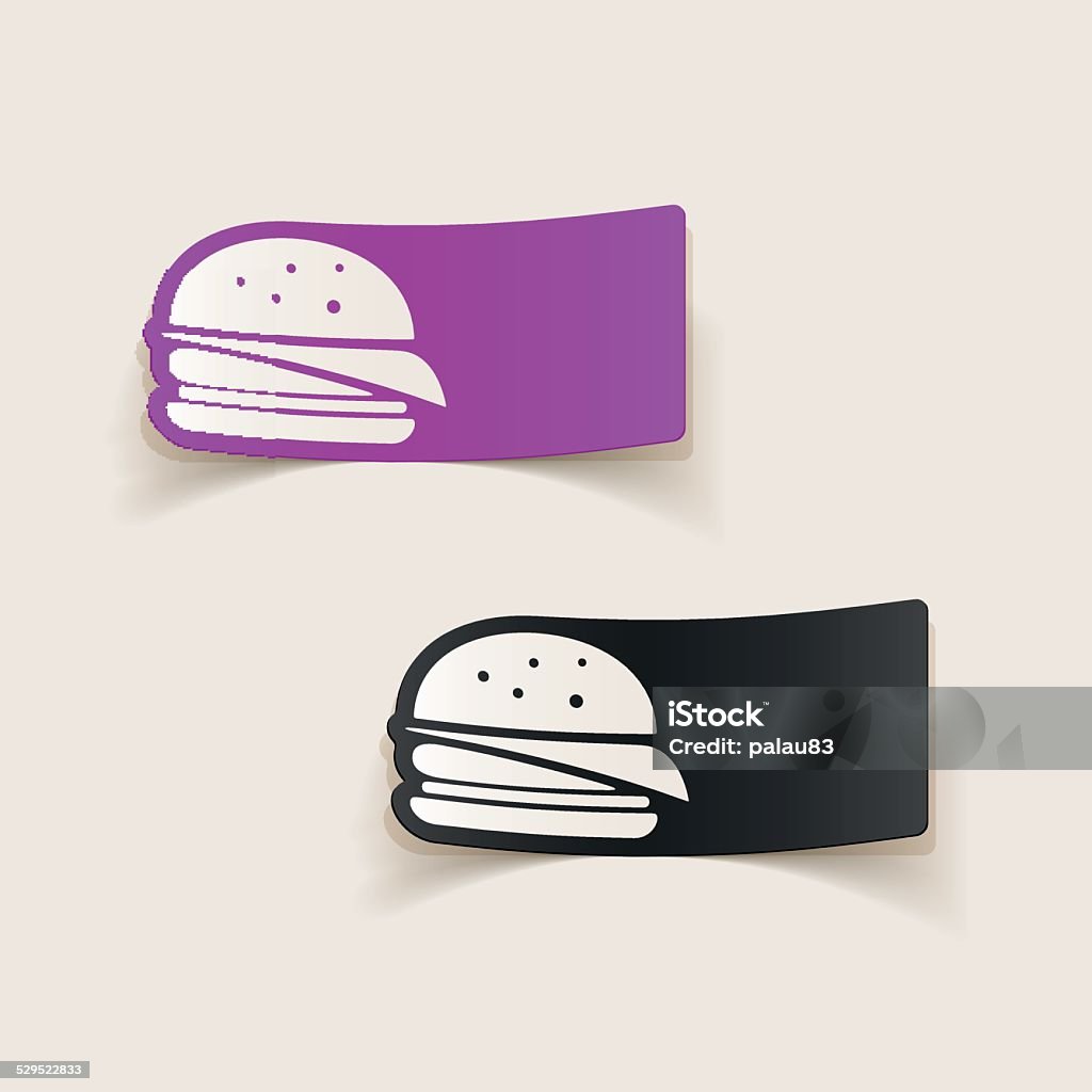 realistic design element: sandwich Bacon Lettuce And Tomato stock vector
