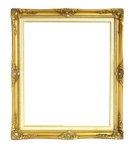 istock Victorian Style Photo Frame isolated on white background 529523363
