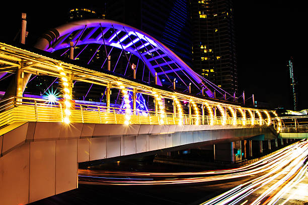 istock BTS BRT Sky Bridge Bangkok thailand 529544867