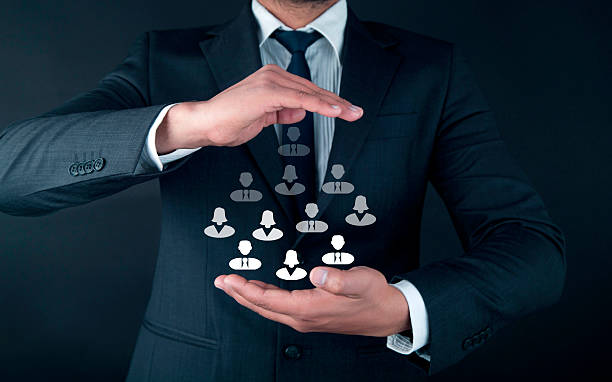 istock Businessman connecting with social network 529556587