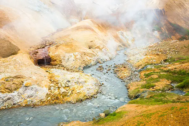 Photo of Hveradalir, hot spring valley in Kerlingarfjoll area, Iceland