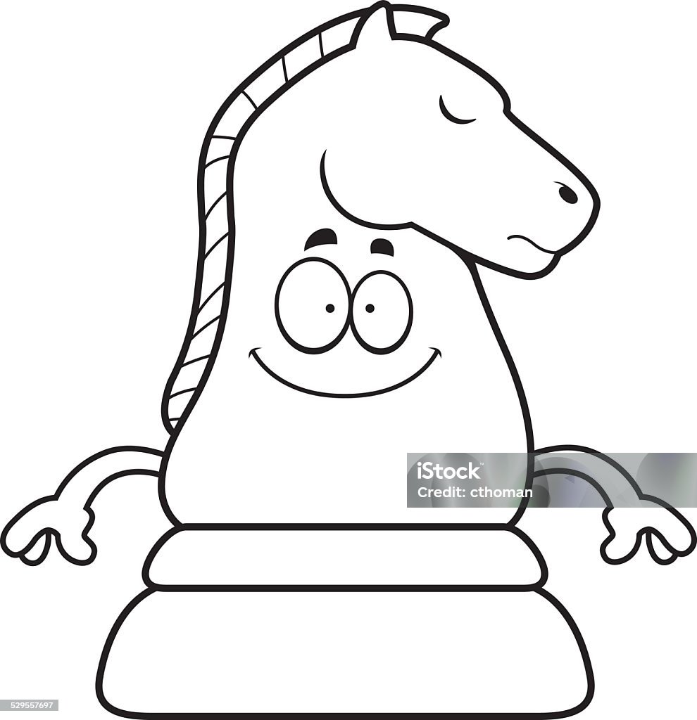 Vetores de Xadrez Cavalo Feliz Dos Desenhos Animados e mais imagens de  Branco - Branco, Cavalo - Peça de xadrez, Clip Art - iStock