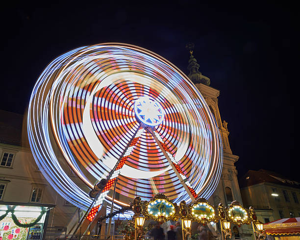 istock Ferris wheel at night in Graz Austria 529559035