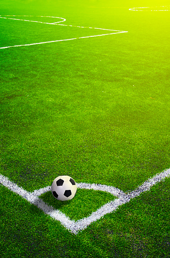 Soccer grass field with marking and ball, SportSoccer grass field with marking and ball, SportSoccer grass field with marking and ball, SportSoccer grass field with marking and ball, Sport