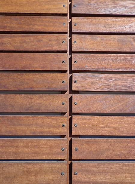 istock Wooden wall - door 529561397