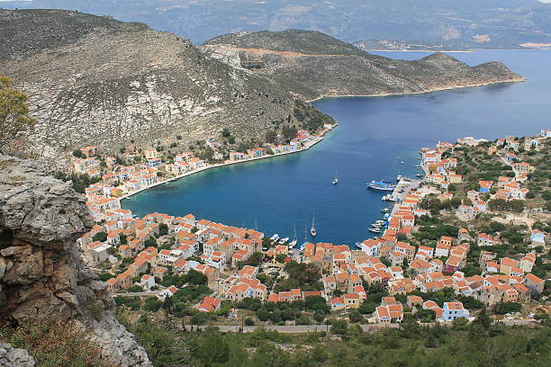 istock Kastellorizo Harbour, Greece 529561467