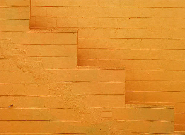Orange wall stock photo