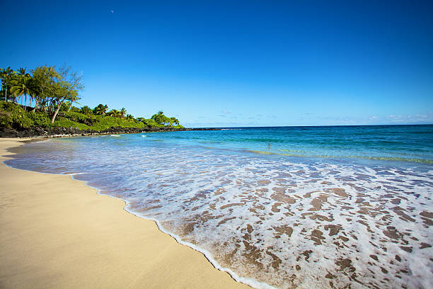 пляж, hana hamoa - hana maui sea scenics стоковые фото и изображения