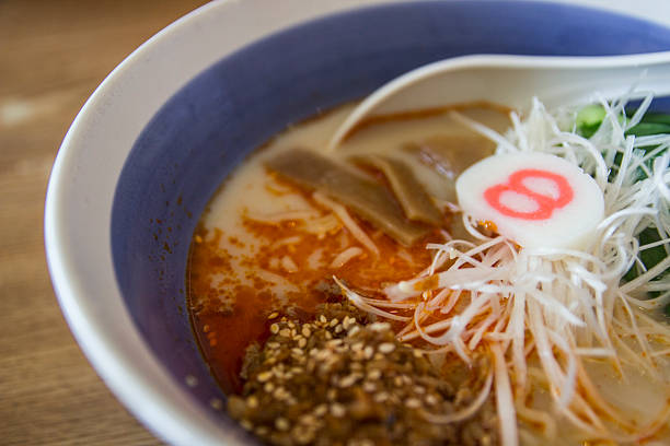 istock japanese noodle with spicy ground pork paste 529573941