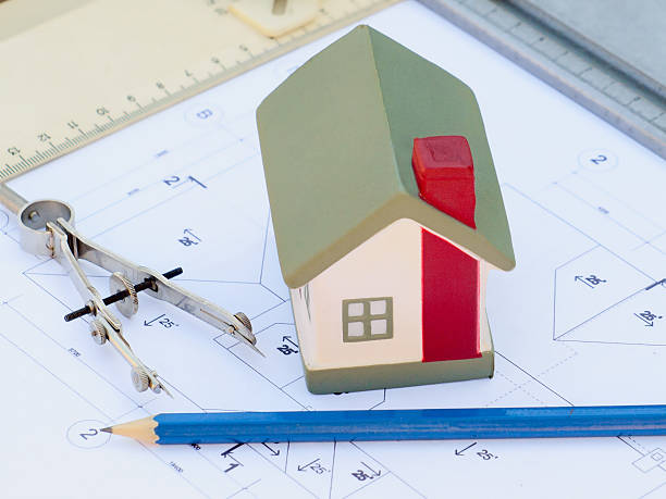 istock The cottage and design for a building 529574009