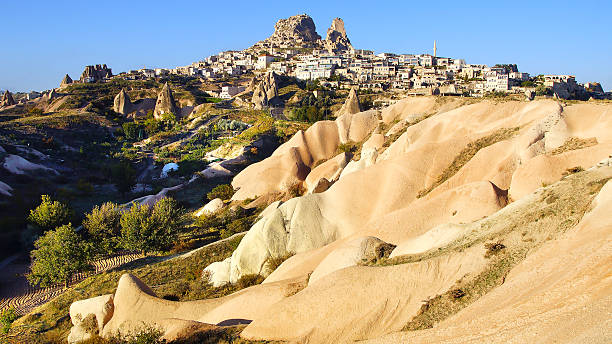 istock Uchisar castle in Cappadocia, Turkey 529574257