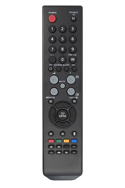 TV remote control TV remote control isolated on white background remote control stock pictures, royalty-free photos & images