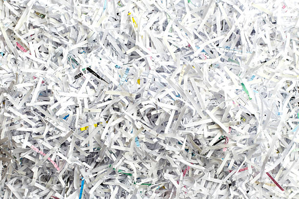istock Scrap Paper from paper cutter 529576239