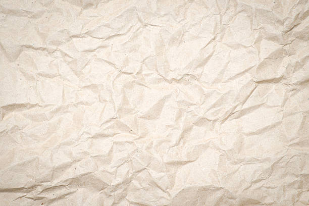 istock Paper texture - old paper sheet / wrinkled paper texture or background 529578555