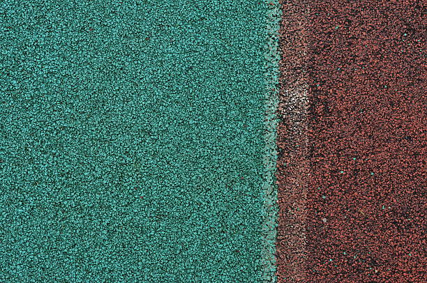 istock Running track rubber cover for background 529579199