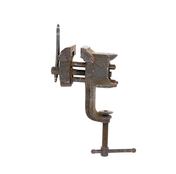 istock vice metal vintage press isolated 529579293