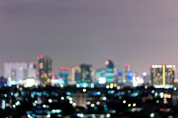 istock Bokeh background, City at night 529589477