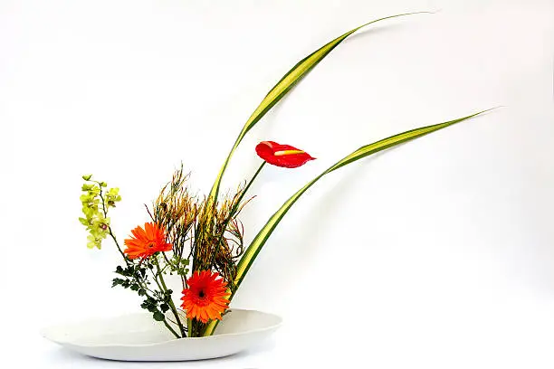 ikebana asia thai flower decoration