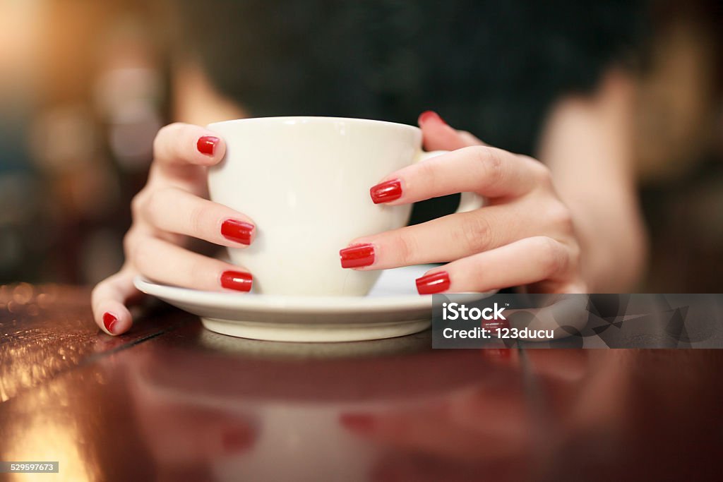 Drinking Coffee Woman Drinking coffee Adult Stock Photo