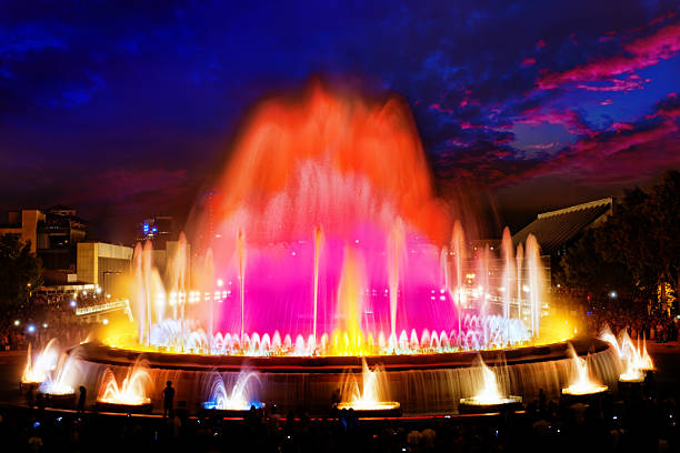 istock The famous Montjuic Fountain. 529599921