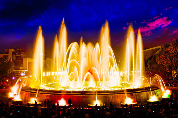 istock The famous Montjuic Fountain. 529599927