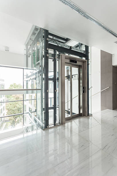 istock Interior of modern corporate building 529601075