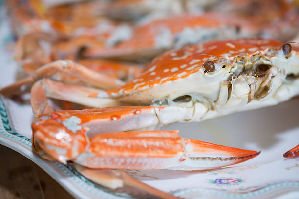 istock big crabs prepared on wooden table 529646987