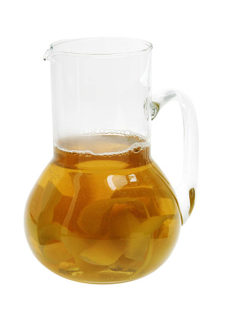 istock Applete with apple peel in a jug 529647149