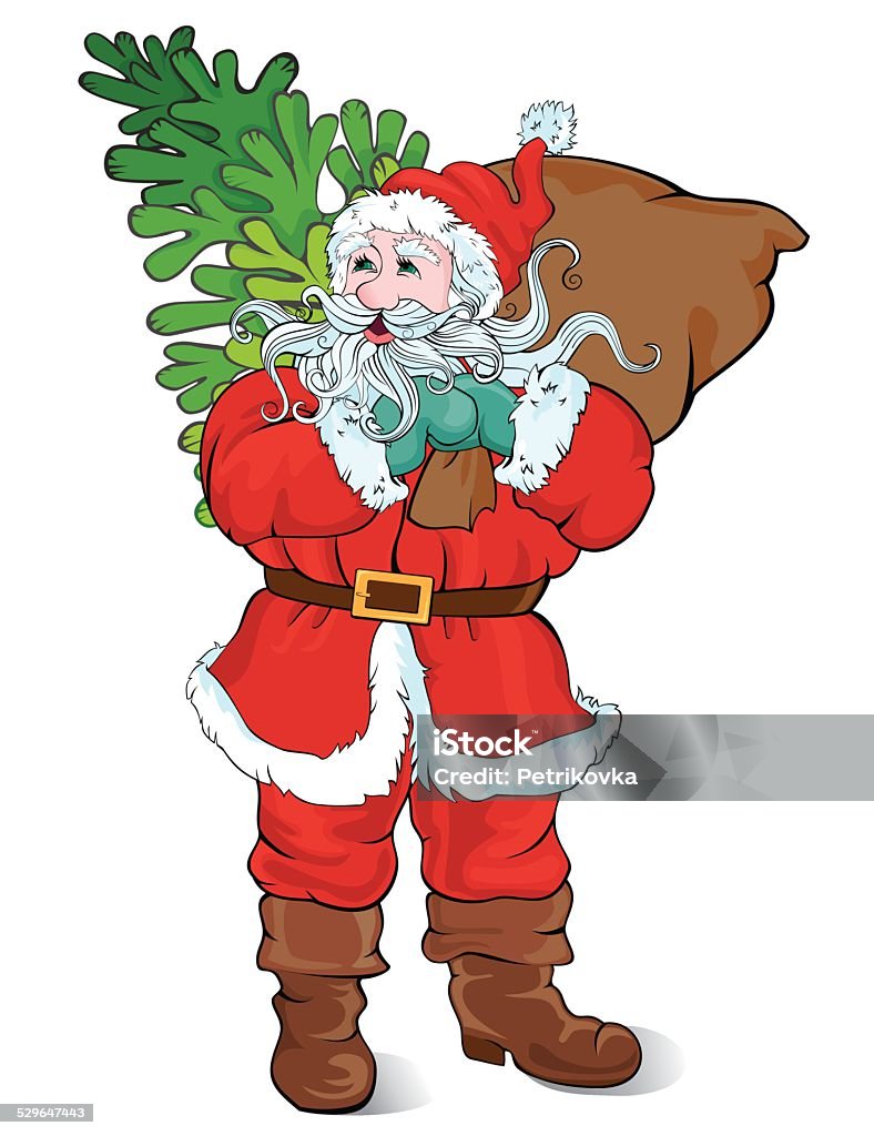 Vetores de Papai Noel Carregando O Saco De Presentes E Uma Árvore De Natal e mais imagens de Adulto - iStock Vetores de Papai Noel Carregando O Saco De Presentes E Uma Árvore De Natal e mais imagens de Adulto - iStock