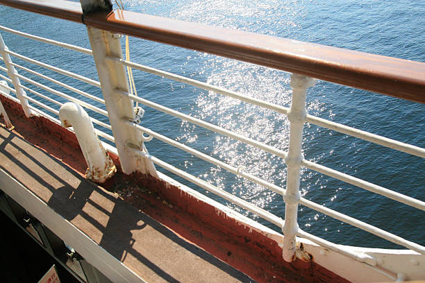istock handrail of an vessel 529647709