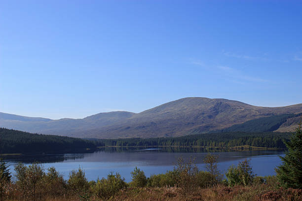 Loch Recawr, Near Loch Doon, Dalmellington , East Ayshire, View taken from a Adventure Playground above the Loch