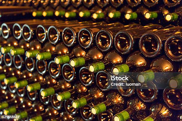 Wine Cellar Stock Photo - Download Image Now - Alcohol - Drink, Antique, Brown