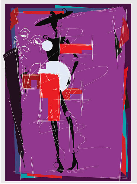 istock Cubism fashion girl 529649537