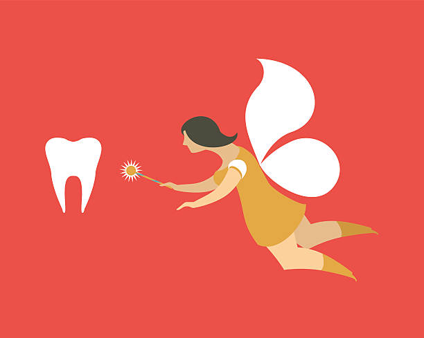 tooth wróżka - toothfairy stock illustrations