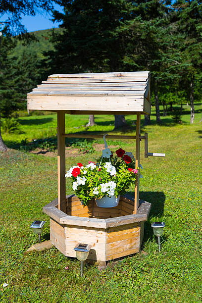 istock Decorative Well in a garden 529653991