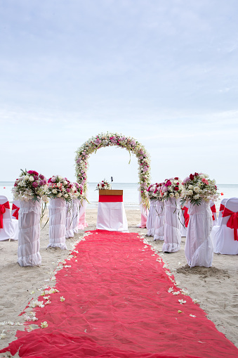 wedding venue on the beach