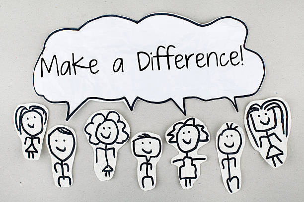 Make A Difference stock photo