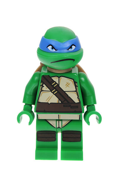 leonardo lego minifigure - toy lego editorial ninja imagens e fotografias de stock