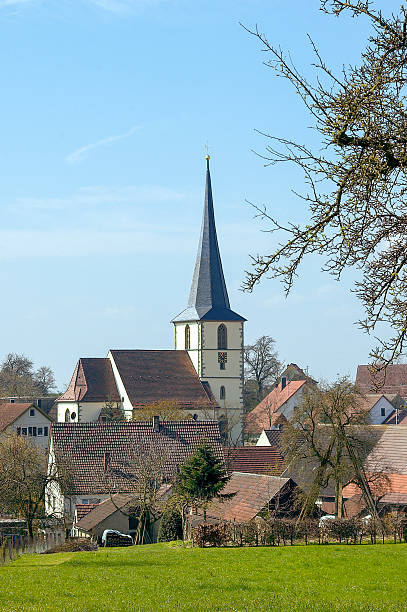 istock rural village in Southern Germany 529659568