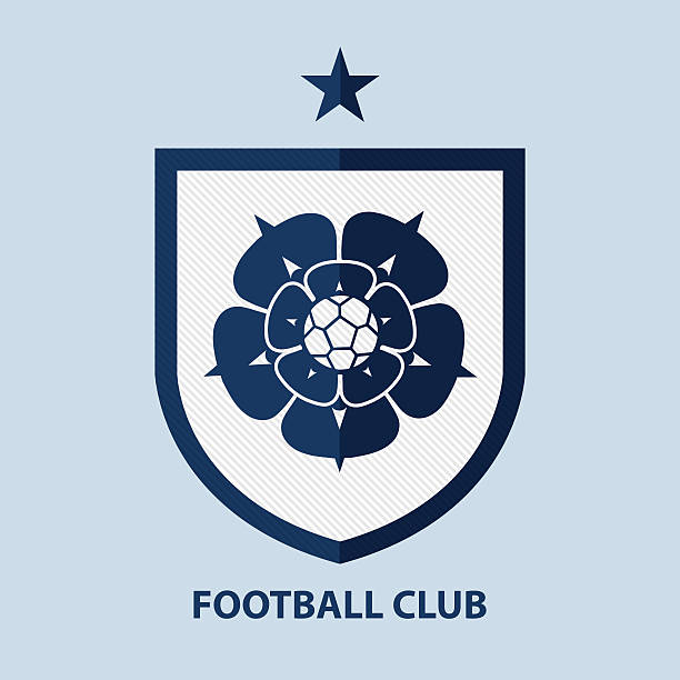 Soccer Football Badge Logo Design Template. Sport Team Identity. Soccer Football Badge Logo Design Template. Sport Team Identity. Vector Illustration tournament of roses stock illustrations