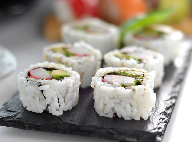 istock dish with various types of sushi, 529663016